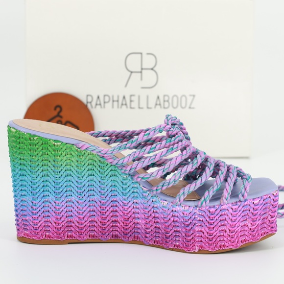 Anthropologie Shoes - ANTHROPOLOGIE RAPHAELLA BOOZ JUTE‎ WEDGE SANDALS